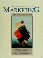 Cover of: Principles of marketing by Philip Kotler