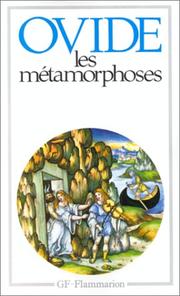 Cover of: Les métamorphoses by Ovid