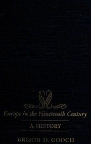 Cover of: Europe in the nineteenth century: a history