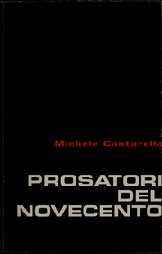 Cover of: Prosatori del novecento.