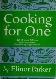 Cover of: Cooking for one