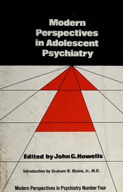 Cover of: Modern perspectives in adolescent psychiatry.