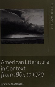 Cover of: American literature in context from 1865 to 1929