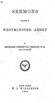 Cover of: Sermons preached in Westminster Abbey