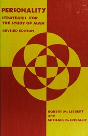 Cover of: Personality by Robert M. Liebert