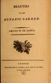 Cover of: Beauties of The botanic garden.