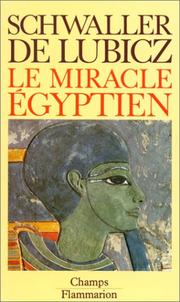 Cover of: Le Miracle égyptien