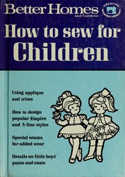 Cover of: How to sew for children