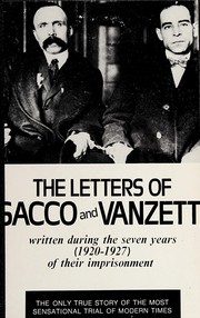 Cover of: The letters of Sacco and Vanzetti by Nicola Sacco