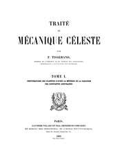 Cover of: Traité de mécanique céleste