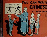 Cover of: You Can Write Chinese