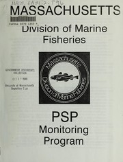 PSP monitoring program by Massachusetts. Division of Marine Fisheries