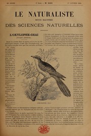 Cover of: Le naturaliste: journal des e*echanges et des nouvelles