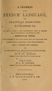 Cover of: A grammar of the French language: with practical exercises