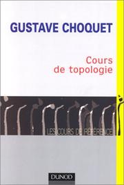 Cover of: Cours de topologie