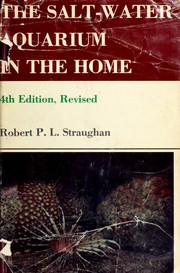 Cover of: The salt-water aquarium in the home