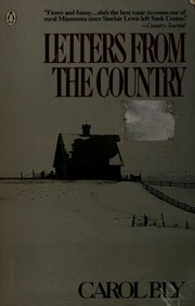 Cover of: Letters from the country by Carol Bly