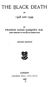 Cover of: The black death of 1348 and 1349.