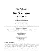Cover of: The Guardians of Time by Poul Anderson