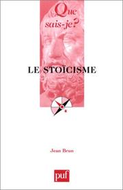 Cover of: Le Stoïcisme