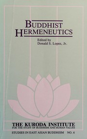 Cover of: Buddhist hermeneutics