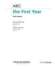 Cover of: ABC of the first year