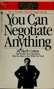 You can negotiate anything by Herb Cohen