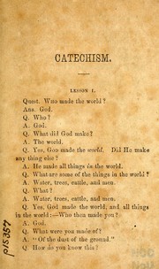 Cover of: A catechism, to be taught orally to those who cannot read: designed especially for the instruction of the slaves, in the Prot. Episcopal Church in the Cofederate [sic] States
