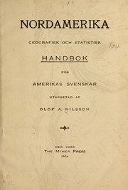 Nordamerika, geografisk och statistisk by Nilsson, Olof, A. [from old catalog]