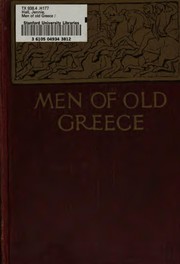 Cover of: Men of Old Greece by Jennie Hall