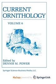 Cover of: Current Ornithology