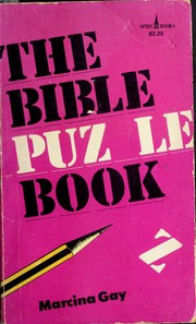 Cover of: The Bible puzzle book