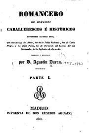 Cover of: Coleccion de Romances Castellanos anteriores al siglo 18...