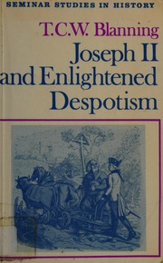 Cover of: Joseph II and enlightened despotism