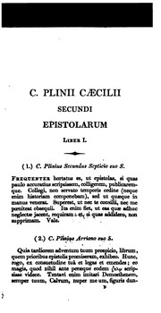 Cover of: C. Plinii Cæcilii Secundi Epistolæ et Panegyricus