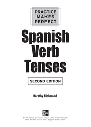 Spanish Verb Tenses by Dorothy Devney Richmond