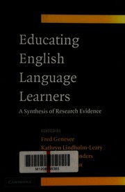Cover of: Educating English Language Learners by 