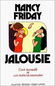 Cover of: Jalousie by Nancy Friday, Théo Cartier