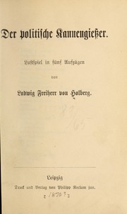 Cover of: Der politische kannengiesser