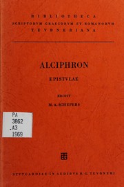 Cover of: Alciphronis rhetoris Epistularum libri IV