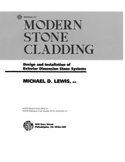 Cover of: Modern stone cladding: design and installation of exterior dimension stone systems