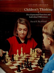 Cover of: Children's thinking by David F. Bjorklund
