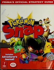 Cover of: Pokémon snap: includes adventurer's journal! : Prima's official strategy guide