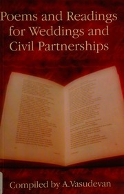 Cover of: Poems and readings for weddings and civil partnerships