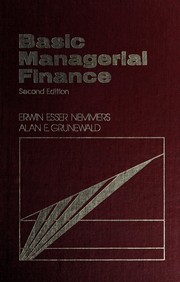 Cover of: Basic managerial finance