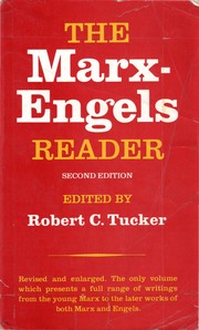 Cover of: Tucker Marx-Engels Reader by Robert C. Tucker