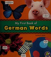 My first book of German words by Katy R. Kudela