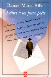 Cover of: Lettres à un jeune poète by Rainer Maria Rilke, Claude Mouchard, Hans Hartje