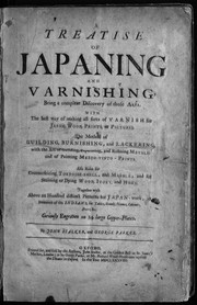 Cover of: A treatise of japaning [sic] and varnishing by John Stalker