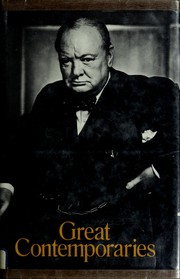 Cover of: Great contemporaries. by Winston S. Churchill